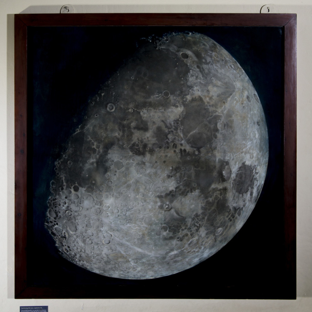 John Russell's moon pastel, 1795